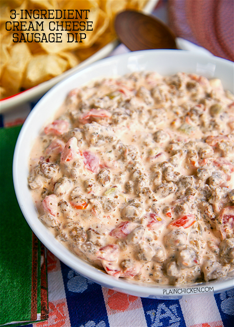 jimmy dean sausage velveeta cheese dip